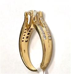 1.20ctw diamond engagement ring in 14 Karat Yellow Gold